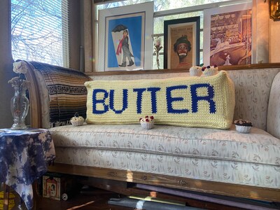 Body Butter Pillow - Crochet Body Pillow - image1